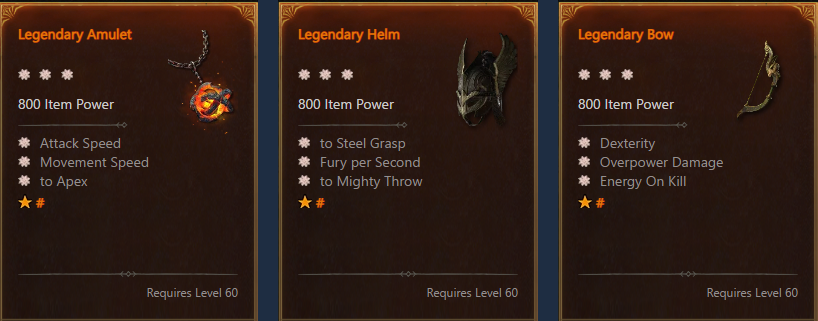 Greater Affixes items ssegold buy